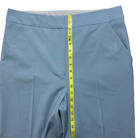 VERONICA BEARD Tonelli Wool Blend Pants in Sea Glass Blue - Picture 8 of 8